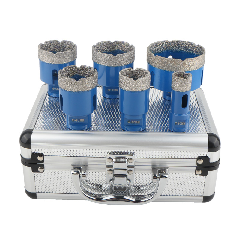 6pcs M14 Dry Vacuum Brazed Diamond Hole Saw (SET A)