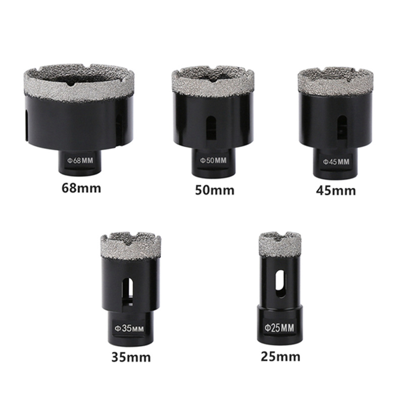 5pcs M14 Dry Vacuum Brazed Diamond Hole Saw