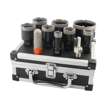 10pcs M14 Dry Vacuum Brazed Diamond Hole Saw (Set B)