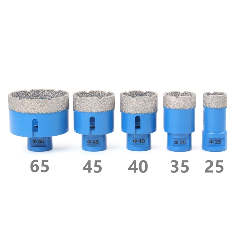 5pcs M14 Dry Vacuum Brazed Diamond Hole Saw