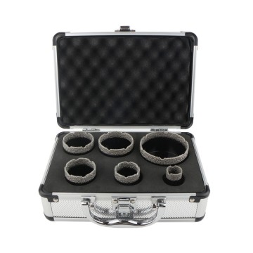 6pcs M14 Dry Vacuum Brazed Diamond Hole Saw (Set A)