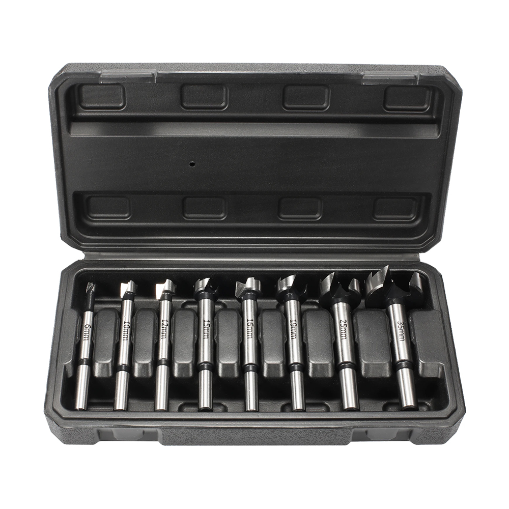 8pcs black plastic box
