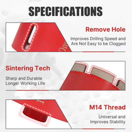 M14 Diamond Hole Saw in stock for immediate delivery