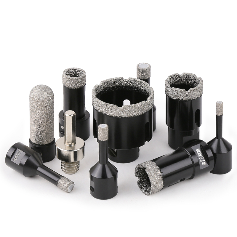 10pcs M14 Dry Vacuum Brazed Diamond Hole Saw