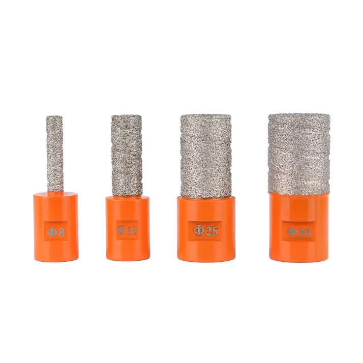 20mm Angle Grinder M14 Thread Vacuum Brazed Diamond Ball End Mill 