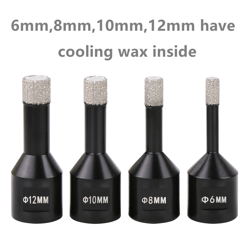 10pcs M14 Dry Vacuum Brazed Diamond Hole Saw