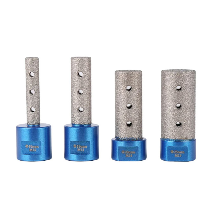 20mm Angle Grinder M14 Thread Vacuum Brazed Diamond Ball End Mill 