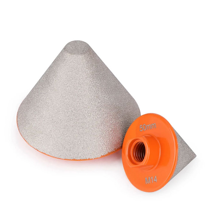 M14 Thread Vacuum Brazed Diamond Dry Finger Chamfer Bit 